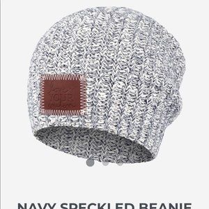 LOVE YOUR MELON navy speckled beanie